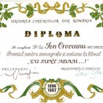 Premiul pentru scenografie si costume la filmul "EU SUNT ADAM...!"