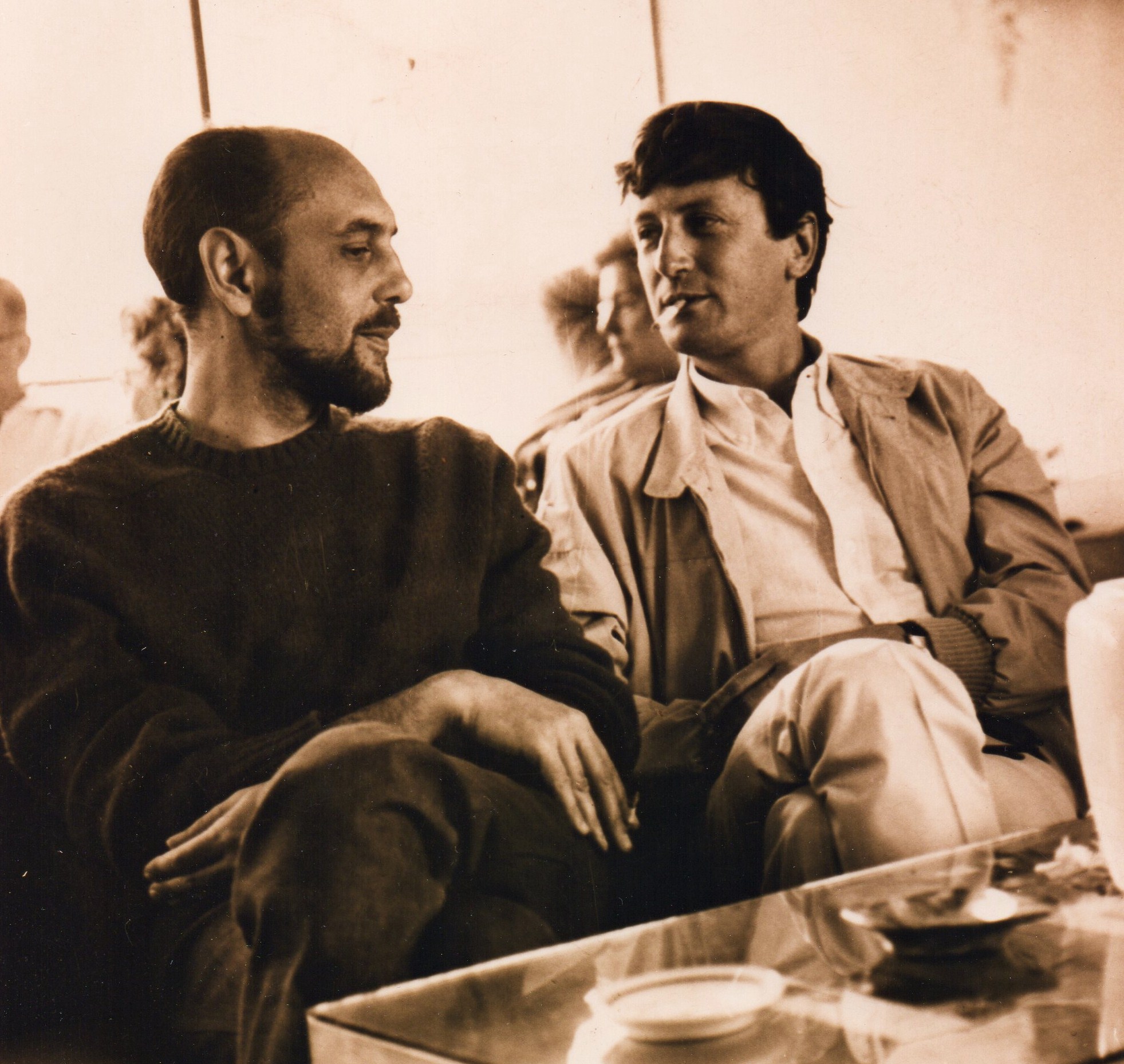 Ion Oroveanu si Claude Rich